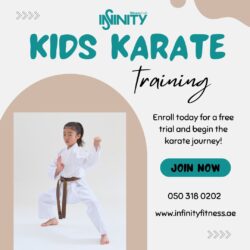 Karate Classes for Kids in Ajman at Infinity Fitness Gym
