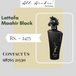 Lattafa Maahir Black | Bold, Modern Fragrance for Men