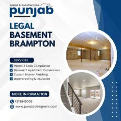 Legal Basement Brampton | Professional Services by Punjab Designers