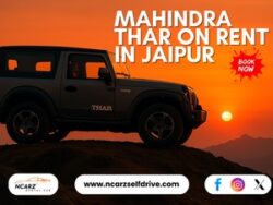 Thar on Rent in Jaipur for Wedding & Event Travel – NCarz