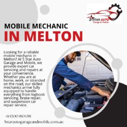 Trusted Mobile Mechanic in Melton – 5 Star Auto Garage and Mobile