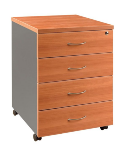 GP OMsystem 4 Drawers Office Mobile Pedestal