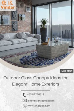 Outdoor Glass Canopy Ideas for Elegant Home Exteriors
