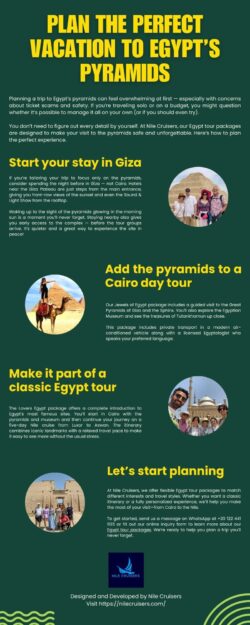 Plan the Perfect Vacation to Egypt’s Pyramids