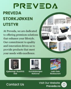 Preveda – Profesjonelt storkjøkkenutstyr for restaurant og servering