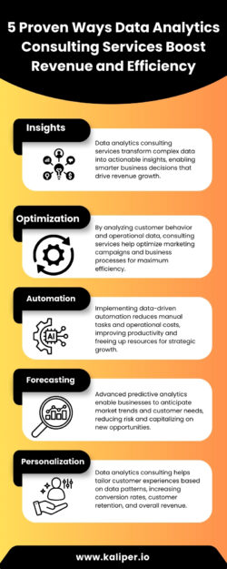 5 Proven Ways Data Analytics Consulting Services Boost Revenue and Efficiency for Enterprises