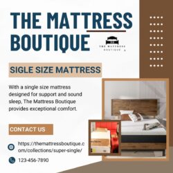 Redefining Comfort with a Single Size Mattress