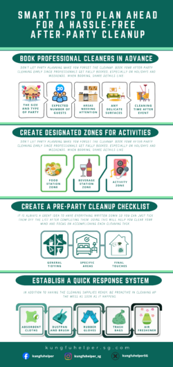 Smart Tips to Plan Ahead for a Hassle-Free After-Party Cleanup