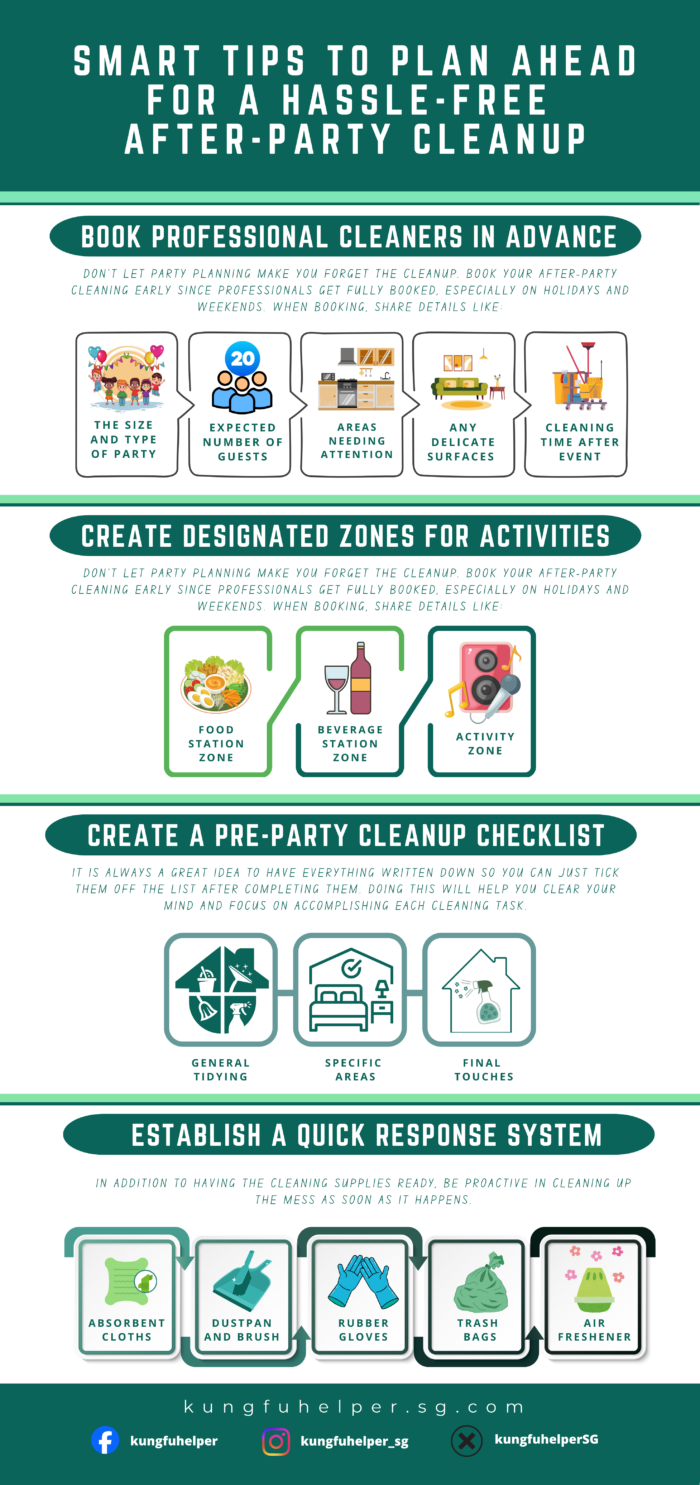 Smart Tips to Plan Ahead for a Hassle-Free After-Party Cleanup
