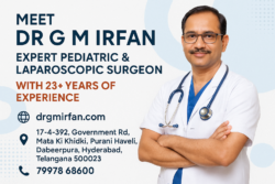 About Dr. G M Irfan – Expert Pediatric Surgeon with Years of Excellence