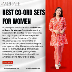 Explore Trendy and Best Co Ord Sets for Women in Every Style