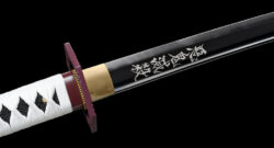 Black Friday 2025: Giyu Tomioka Hand-Forged Black Blade Katana Replica