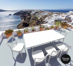 FL 9 Piece Balcony Setting with Cross Chairs