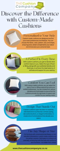 Experience the Perfect Fit with Custom Made Cushions by The Cushion Company NZ