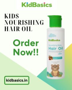 Nourishing Baby Hair Oil For Kids | Gentle Daily Hair Care