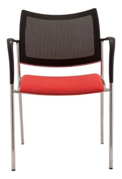 GP Element Upholstered Fabric Seat with Arms & Mesh Back