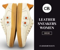 Crafted Comfort: Leather Sneakers Women