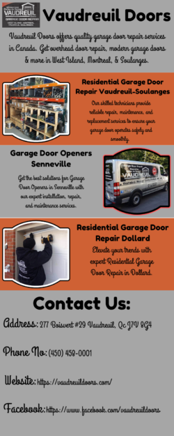 Residential Garage Door Repair Vaudreuil-Soulanges