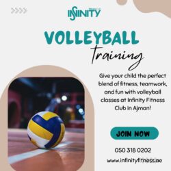 Volleyball Classes for Kids in Ajman at Infinity Fitness Club