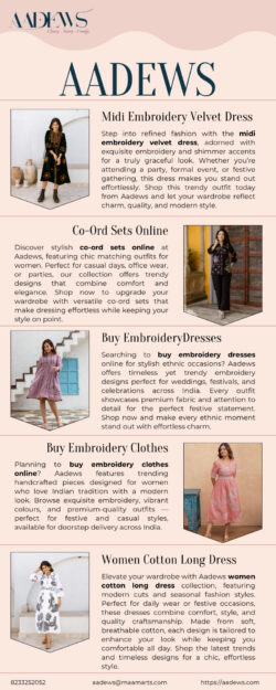 Want to buy embroidery dresses online for classy ethnic occasions