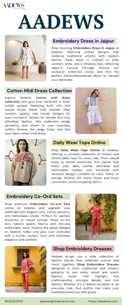 Buy Embroidery Co-ord Sets Online in Elegant Cuts and Fashionable Styles