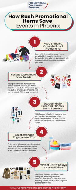 Rush Promotional Items: The Secret to Smooth Events in Phoenix