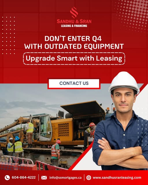 Upgrade Before Q4: Smart Leasing to Cut Costs, Delays, and Downtime