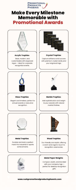 Make Every Milestone Shine with Promotional Awards in Phoenix