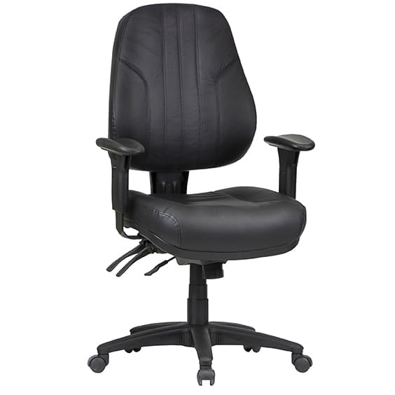 ST Rover Genuine Leather High Back Multi Shift Executive Chair