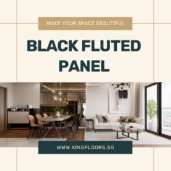 Bold Black Fluted Panels That Add Depth and Style to Any Space