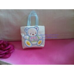 Cabas fait main coton et soie