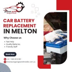 Reliable Car Battery Replacement in Melton | 5 Star Auto Garage & Mobile