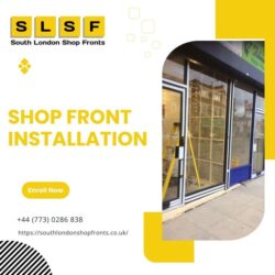 South London Shop Fronts: Frameless Glass Shop Fronts in London