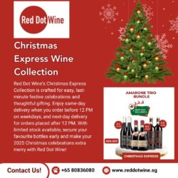 Your Ultimate Guide to festive red wine and white wine from Red Dot Wine