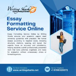 Essay Formatting Service Online – Writing Sharks