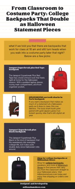 From Classroom to Costume Party: College Backpacks That Double as Halloween Statement Pieces