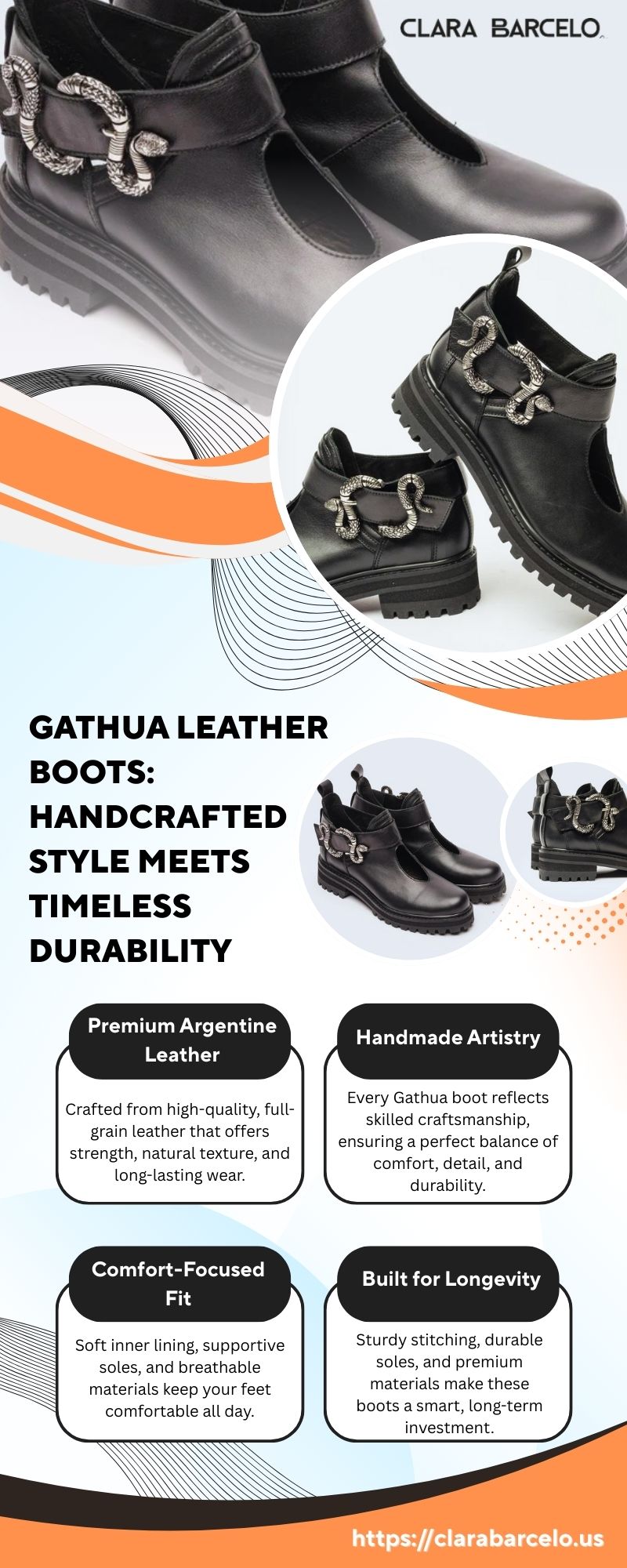 Clara Barcelo Gathua Leather Boots – Timeless Style & Comfort Now Live