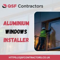 Installation of Aluminium Windows by QSF Contractors