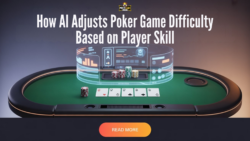 Using AI for Dynamic Difficulty Adjustment in Online Poker