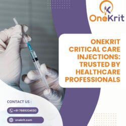 OneKrit Critical Care Injections: Trusted by Healthcare Professionals