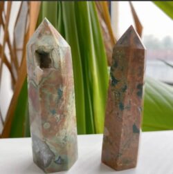 🌿 Natural Rainforest Jasper Tower 🌿