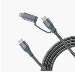 Earthonic SpeedMaster 2-in-1 USB-C Cable Apple Certified – Earthonic
