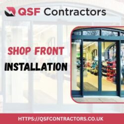 Durable Aluminium Shop Front Solutions by QSF Contractors