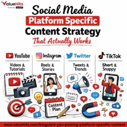 Social media platform specific content strategy that actually works