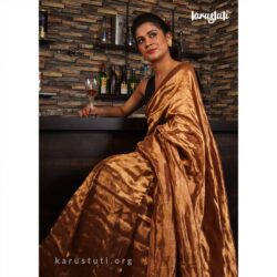 Luxurious Twill Metallic Handloom Saree – TZ165ACBEOWN