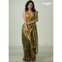 Metallic Handloom Saree – TZ165B15