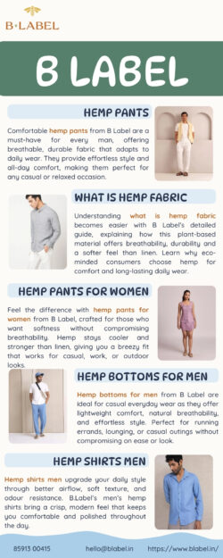 Are Hemp Bottoms for Men Ideal for Casual Everyday Wear