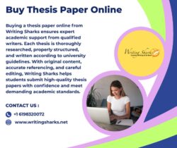 Buy Thesis Paper Online – Writing Sharks