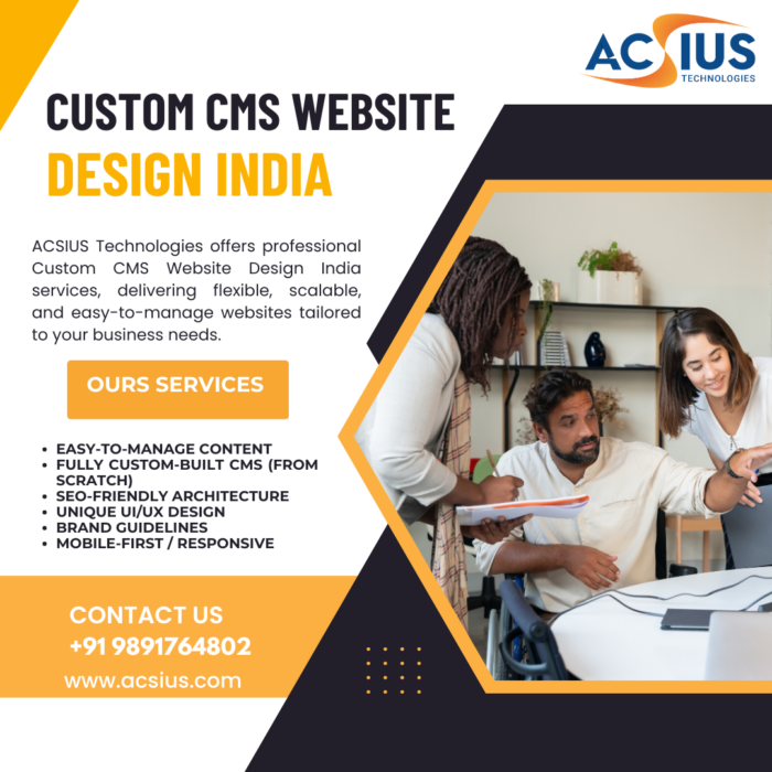 Custom CMS Website Development India