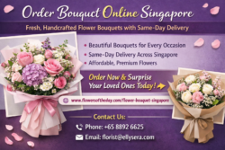 Order Bouquet Online Singapore | Fresh Handcrafted Flowers with Same-Day Delivery